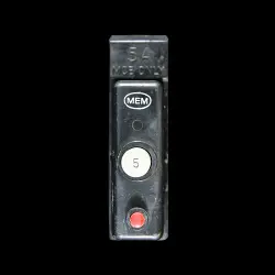 MEM 5 AMP M1 MCB CIRCUIT BREAKER PUSH PLUG IN