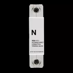 MERLIN GERIN 125 AMP INCOMING DIRECT CONNECTION TERMINAL BLOCK
