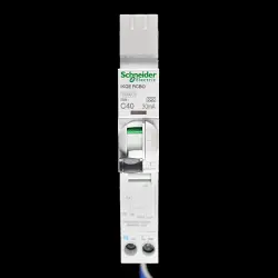 SCHNEIDER 40 AMP CURVE C 10kA 30mA RCBO TYPE A IKQE SEE140C03 A9D17840