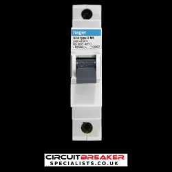 HAGER 63 AMP TYPE 2 M6 MCB CIRCUIT BREAKER M663 U1 13087