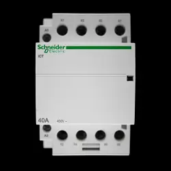 SCHNEIDER 40 NC CONTACTOR FOUR POLE 220/240V COIL ICT A9C20847 ACTI9