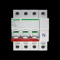 SCHNEIDER 125 AMP FOUR POLE MAIN SWITCH DISCONNECTOR SEA91253N ISW