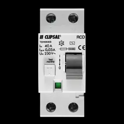 CLIPSAL 40 AMP 10kA 30mA DOUBLE POLE RCD TYPE AC T2240030S