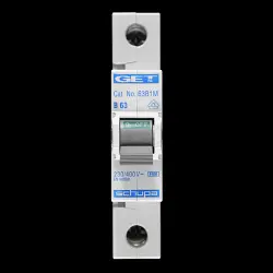 GET 63 AMP CURVE B 6kA MCB CIRCUIT BREAKER 63B1M SCHUPA