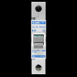 GET 50 AMP CURVE B 6kA MCB CIRCUIT BREAKER 50B1M SCHUPA