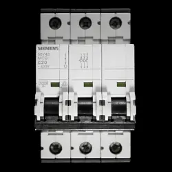SIEMENS 20 AMP CURVE C 10kA TRIPLE POLE MCB CIRCUIT BREAKER 5SY4320-7 5SY43