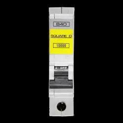 SQUARE D 40 AMP CURVE B 10kA MCB CIRCUIT BREAKER QOE 10000