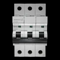 MEM 40 AMP CURVE B 10kA TRIPLE POLE MCB CIRCUIT BREAKER MBH340