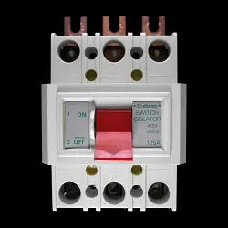 CRABTREE 125 AMP TRIPLE POLE MAIN SWITCH DISCONNECTOR ISOLATOR POLESTAR