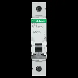 CRABTREE C 32 MCB 10kA CIRCUIT BREAKER LOADSTAR 6HS32C