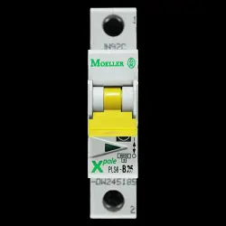 MOELLER 25 AMP CURVE B 6kA MCB CIRCUIT BREAKER XPOLE PLS6-B25
