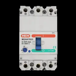 MEM 63 AMP 16kA TRIPLE POLE MCCB MGHAT633