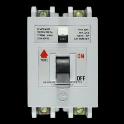 WYLEX 80 AMP 100mA DOUBLE POLE RCCB RCD WEM80/2