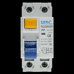 CPN 25 AMP 30mA DOUBLE POLE RCD TYPE AC RC225/030