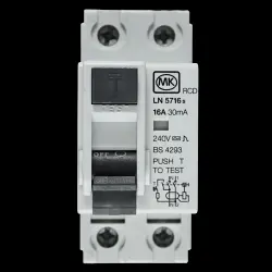 MK 16 AMP 30mA DOUBLE  POLE RCD TYPE AC 240V LN 5716s