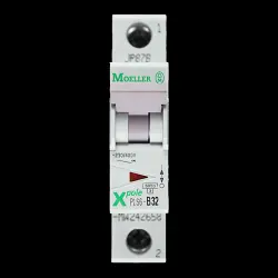 MOELLER 32 AMP CURVE B 6kA MCB CIRCUIT BREAKER XPOLE PLS6-B32-MW