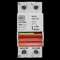 MK 100 MAIN SWITCH DISCONNECTOR DOUBLE POLE SENTRY LN 5500s AC22A