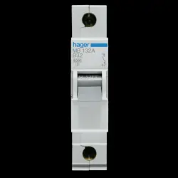 HAGER 32 AMP CURVE B 6kA MCB CIRCUIT BREAKER MB132A