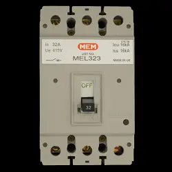 MEM 32 AMP 16kA TRIPLE POLE MCCB MEL323