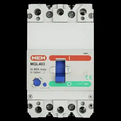 MEM 40 AMP 16kA TRIPLE POLE MCCB MGL403