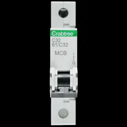 CRABTREE C 32 MCB 6kA CIRCUIT BREAKER STARBREAKER 61/C32 NS