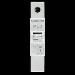 CRABTREE 10 AMP CURVE B 6kA MCB CIRCUIT BREAKER STARBREAKER 61/B10 G