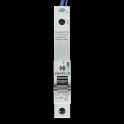 HAVELLS 6 AMP CURVE C 10kA 30mA RCBO TYPE A PSH106CR30