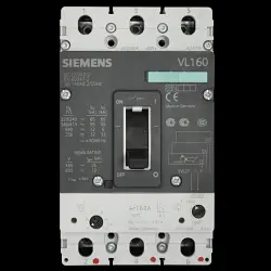 SIEMENS 160 AMP 55kA TRIPLE POLE MCCB VL160