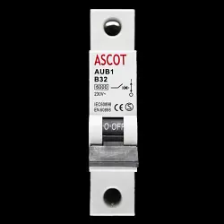 ASCOT B 32 MCB 6kA CIRCUIT BREAKER AUB1 S1