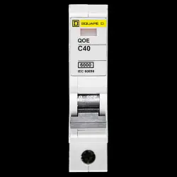 SQUARE D 40 AMP CURVE C 6kA MCB CIRCUIT BREAKER QOE QO140EC6