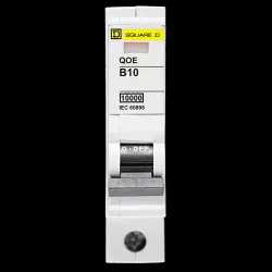 SQUARE D 10 AMP CURVE B 10kA MCB CIRCUIT BREAKER QOE QO110EB10