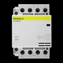 SQUARE D 40 AMP FOUR POLE NO CONTACTOR 220/240V COIL CCN440