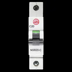 WYLEX 20 AMP CURVE C 6kA MCB CIRCUIT BREAKER NSB20-C BC
