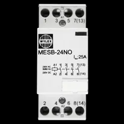 WYLEX 25 AMP FOUR POLE NO CONTACTOR 230V COIL MESB-24NO