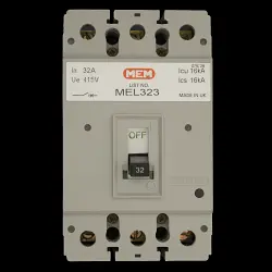 MEM 32 AMP 16kA TRIPLE POLE MCCB MEL323