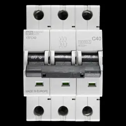 DORMAN SMITH 40 AMP CURVE C 10kA TRIPLE POLE MCB CIRCUIT BREAKER X3PC40