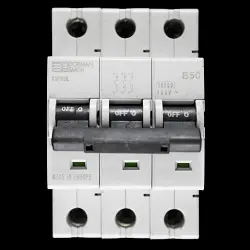 DORMAN SMITH 50 AMP CURVE B 10kA TRIPLE POLE MCB CIRCUIT BREAKER X3PB50