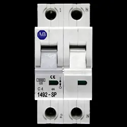 ALLEN BRADLEY 4 AMP CURVE C 10kA SP&N MCB CIRCUIT BREAKER 1492-SP1C040-N