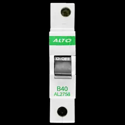 ALTO B 40 MCB 6kA CIRCUIT BREAKER AL2756 RED CLIP