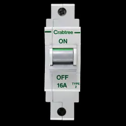 CRABTREE TYPE 2 16 MCB M9 CIRCUIT BREAKER POLESTAR
