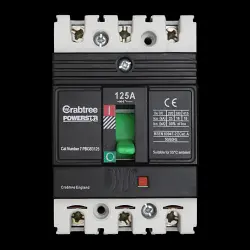 CRABTREE 125 MCCB TRIPLE POLE 16kA 7PBGB3125 POWERSTAR