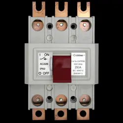 CRABTREE 250 MAIN SWITCH DISCONNECTOR TRIPLE POLE AC22B 250TPSD