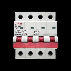 C-PAK 125 MAIN SWITCH DISCONNECTOR FOUR POLE ISO125-3 AUT1