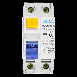 CPN 100 AMP 30mA DOUBLE POLE RCD TYPE AC RC2100/030