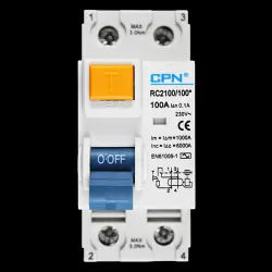 CPN 100 AMP 100mA DOUBLE POLE RCD TYPE AC RC2100/100