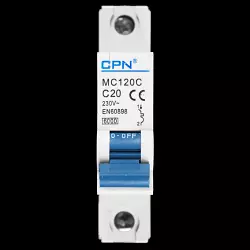 CPN 20 AMP CURVE C 6kA MCB CIRCUIT BREAKER MC120C