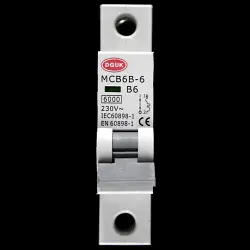 DGUK 6 AMP CURVE B 6kA MCB CIRCUIT BREAKER MCB6B-6