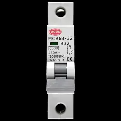 DGUK 32 AMP CURVE B 6kA MCB CIRCUIT BREAKER MCB6B-32