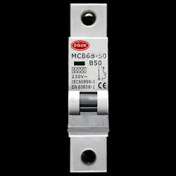 DGUK 50 AMP CURVE B 6kA MCB CIRCUIT BREAKER MCB6B-50