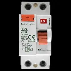 LS 25 RCD DOUBLE POLE 300mA TYPE AC RKN
